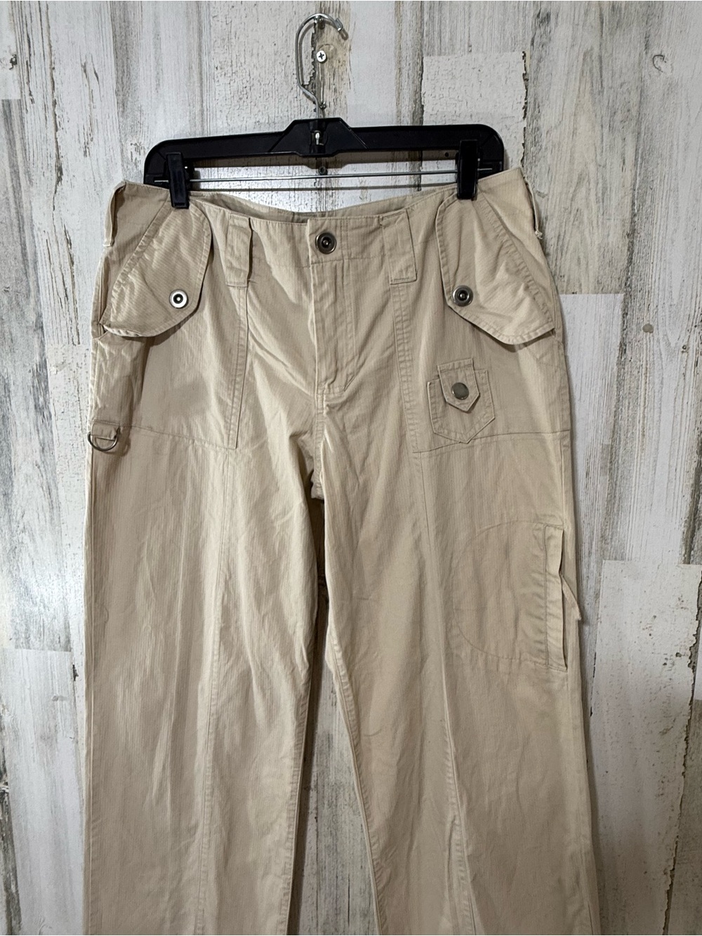 Cato Khaki Utility Cargo Pants with Flap Pockets - Picture 6 of 13
